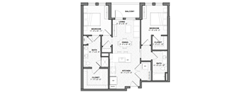 a floor plan of a house