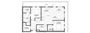 a floor plan of a house