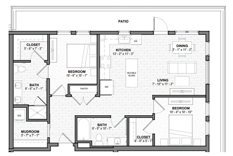 a floor plan of a house