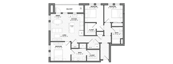a floor plan of a house