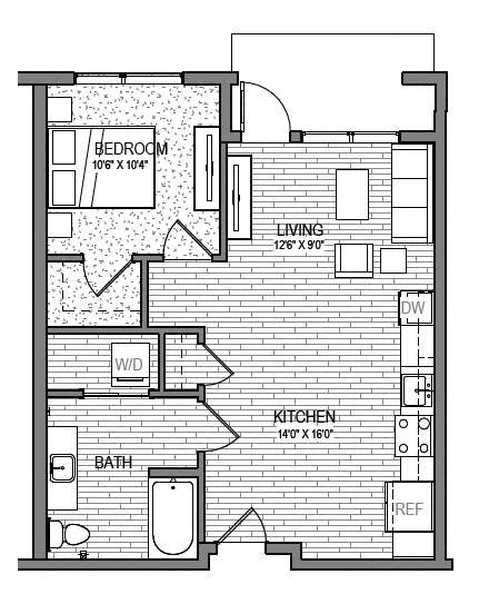 a floor plan of a house with bedrooms and a bathroom