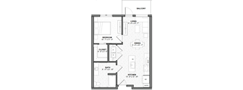 a floor plan for a small house