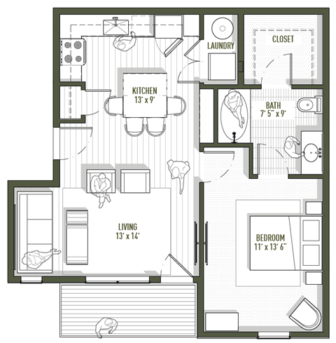 1410 8th Street 1-3 Beds Apartment for Rent - Photo Gallery 13