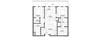 a floor plan of a home