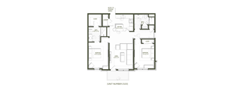 a floor plan of a house