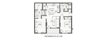 a floor plan of a house