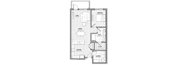 a blueprint of a floor plan of a house