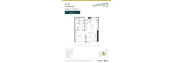 1 bed 1 bath A at Uptown by Onni Apartments, Dallas