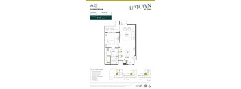 1 bed 1 bath D at Uptown by Onni Apartments, Dallas, TX, 75201