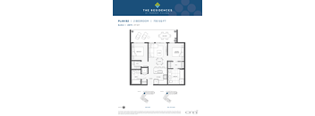 the floor plan of residence villa 1 bedroom