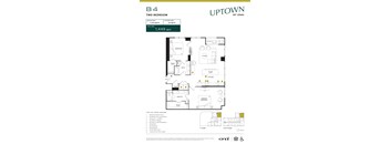 2 bed 2 bath G at Uptown by Onni Apartments, Dallas, TX, 75201