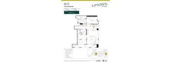 2 bed 2 bath i at Uptown by Onni Apartments, Dallas, 75201
