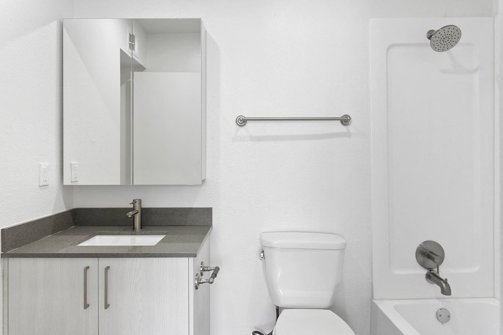 a bathroom with a toilet and a sink and a mirror