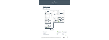 the floor plan of the condo