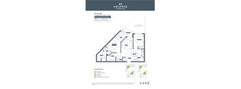 the floor plan of the condo