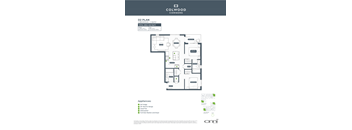 the floor plan of the condo