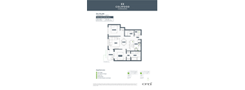 the floor plan of the condo