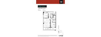 the floor plan of the condo