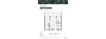the floor plan of plan e
