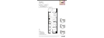 Studio 1 bath at SMB Hollywood Apartments, Los Angeles, CA, 90038