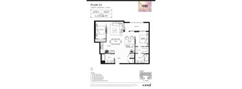 2 bed 1 bath C at SMB Hollywood Apartments, California