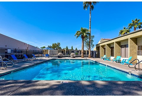 Modern Swimming Pool at The Hamptons Apartments, Arizona, 85204