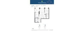 the floor plan of the condo