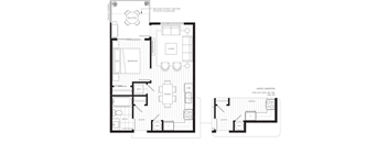 the floor plans for the apartments are shown below
