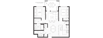 a blueprint of a floor plan of a house