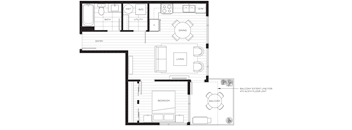 a blueprint of a floor plan of a house