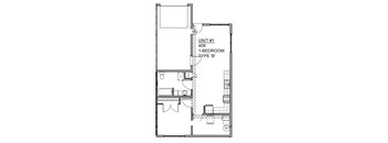 1 Bedroom Floor Plan
