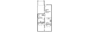 2 Bedroom Floor Plan