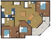 3 Bed, 2 Bath Floorplan