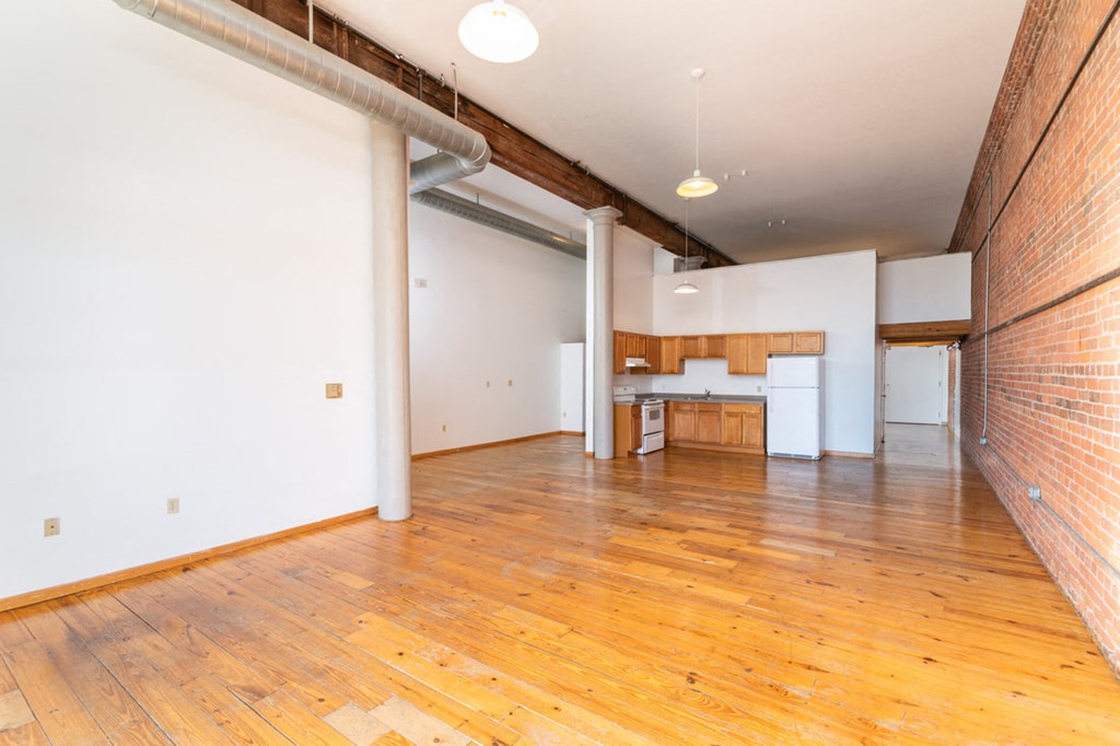 Kitchen and living room