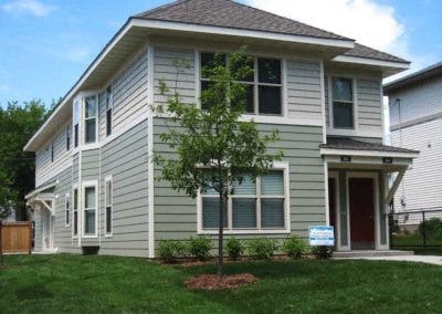 Exterior of Townhome Style