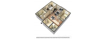 2 Bedroom Floor Plan