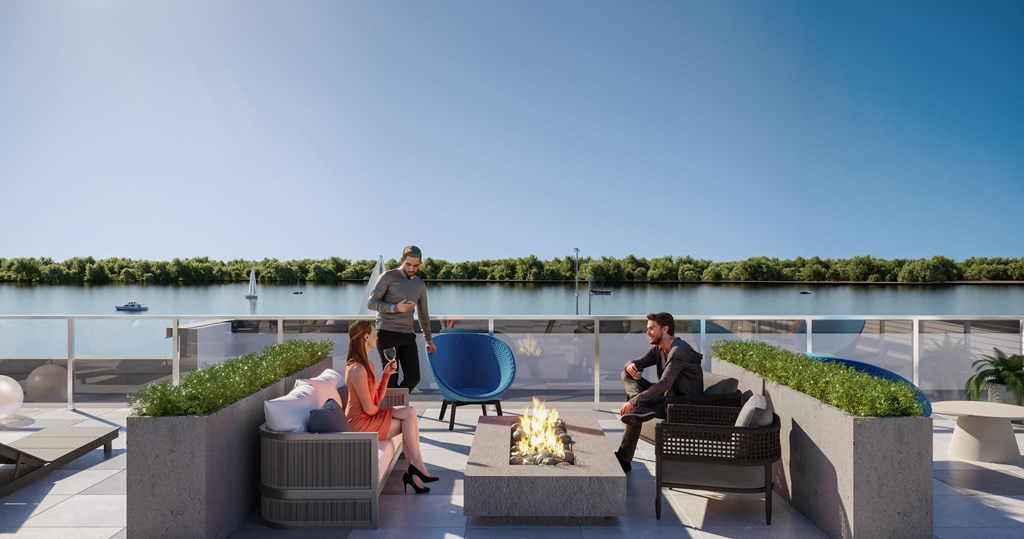 Rooftop area at Marina Square, Washington