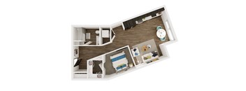 BARNACLE, Open 1 Bed, 1 Bath at Marina Square, Washington, 98337