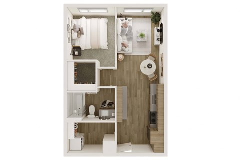 C1 Floor Plan at Rivulet, Silverdale