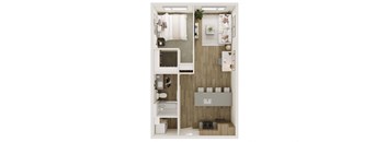 C2 Floor Plan at Rivulet, Washington 