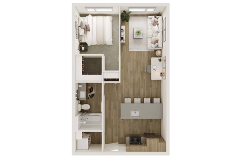 C2 Floor Plan at Rivulet, Washington