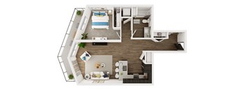 CHANNEL, 1 Bed, 1 Bath at Marina Square, Bremerton, WA