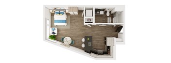 CLEAT, Studio, 1 Bath at Marina Square, Bremerton, WA