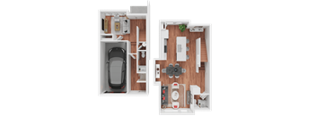 1 bed 1 bath C at The Narrows at Clare Apartments , Bremerton, WA, 98310