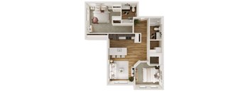 D1 Floor Plan at Rivulet, Silverdale, WA