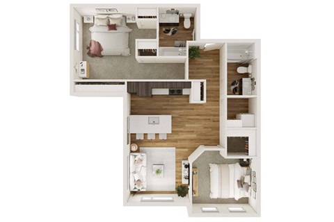 D1 Floor Plan at Rivulet, Silverdale, WA