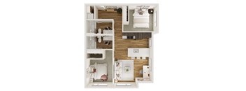D3 Floor Plan at Rivulet, Silverdale, 98383