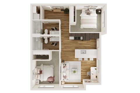 D3 Floor Plan at Rivulet, Silverdale, 98383