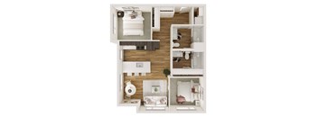 D3A Floor Plan at Rivulet, Washington