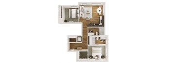 D6 Floor Plan  at Rivulet, Silverdale Washington